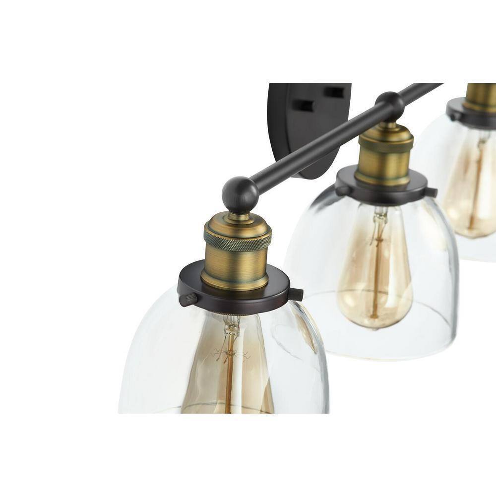 Home Decorators Collection Evelyn 4-Light Artisan Bronze Vanity Light HB2628-313