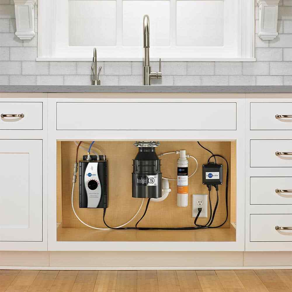 InSinkErator Indulge Faucet Instant Hot + Cold Water Dispenser in Satin Nickel