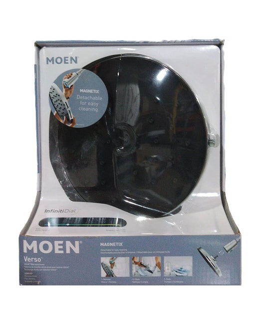 MOEN Verso Magnetix 8-Spray Patterns w/ 1.75 GPM 9 in. Wall Mount Shower Head