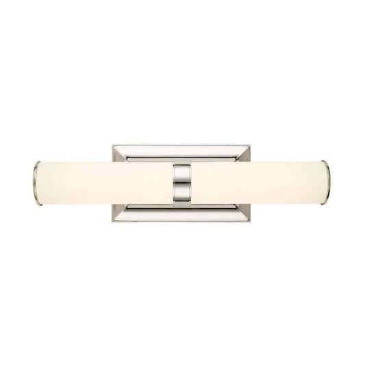 Home Decorators Rolande 60-Watt Equivalent Polished Nickel LED Vanity Light