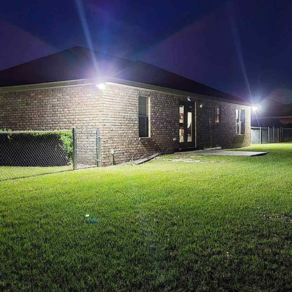 SANSI 700 Watt Equivalent 7000 Lumen 180�� White Integrated LED Flood Light 5000K