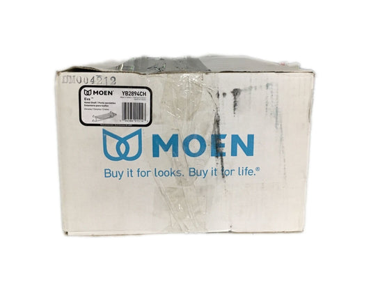 MOEN Eva Zinc Hotel-Style Bathroom Shelf in Chrome