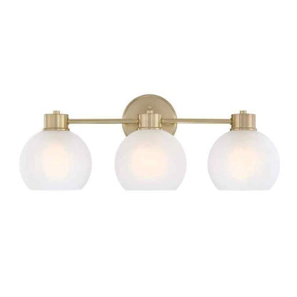 Westinghouse Lighting Dorney 24 in. 3-Light Champagne Brass Vanity Light