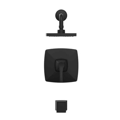 Glacier Bay Calandine Single-Handle 1-Spray Tub and Shower Faucet in Matte Black