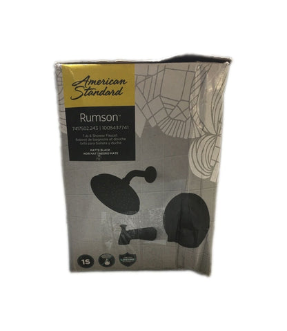 American Standard Rumson Single-Handle 1-Spray Tub and Shower Faucet Matte Black