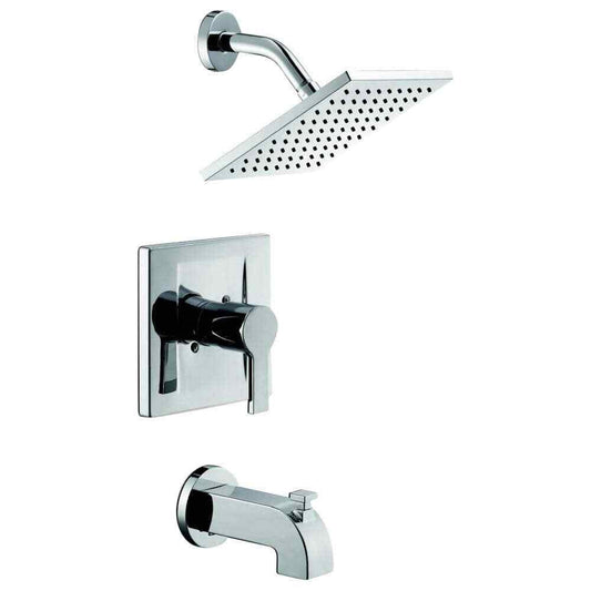 Glacier Bay Single-Handle 1-Spray Tub and Shower Faucet in Chrome Valve Included