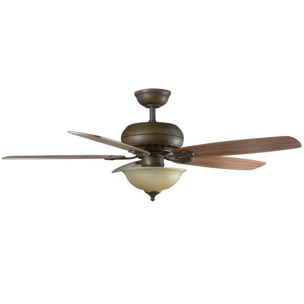 Hampton Bay Southwind 52 in. LED Indoor Venetian Bronze Ceiling Fan