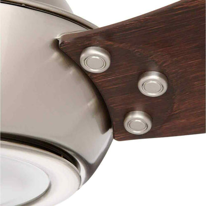 Home Decorators Aero Breeze 60 in. LED Indoor/Outdoor Brushed Nickel Ceiling Fan