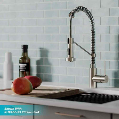 KRAUS Bolden Pull Down Sprayer Kitchen Faucet w/ Dual Function Sprayhead