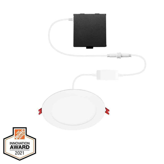 Commercial Electric 6 in. Smart Hubspace Ultra Slim RGB+W LED Recessed Kit