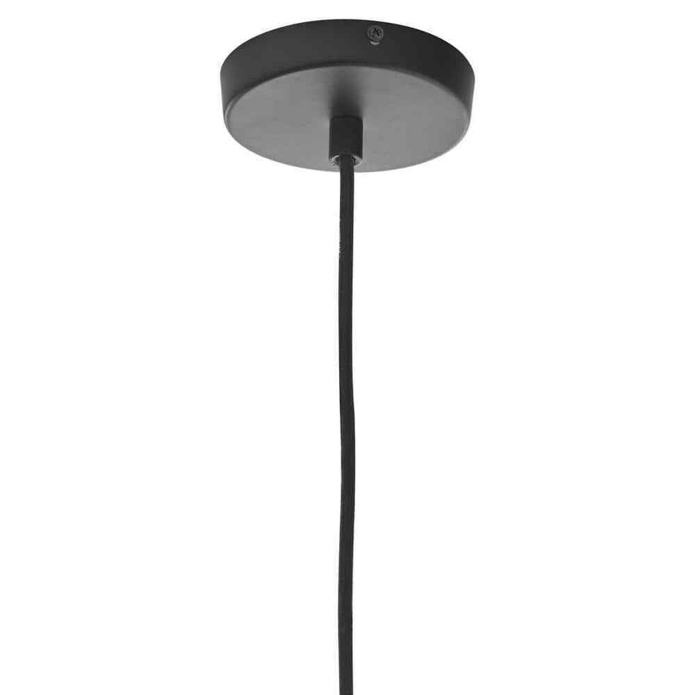 Home Decorators 12.5 in 1-Light Black Industrial Farmhouse Pendant Light Fixture
