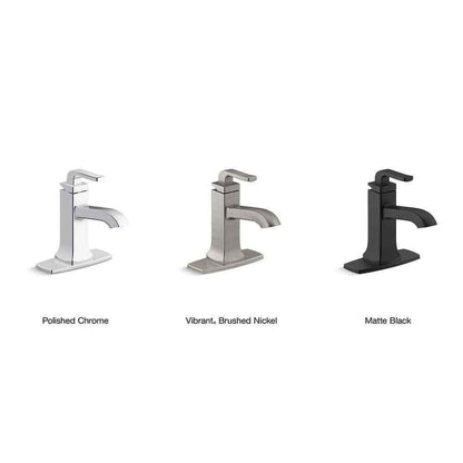 KOHLER Rubicon Single Hole Single-Handle Bathroom Faucet in Polished Chrome