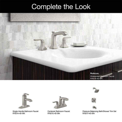 KOHLER Rubicon 8 in. Widespread 2-Handle Bathroom Faucet in Brushed Nickel