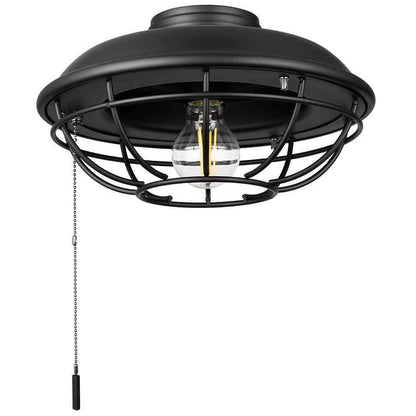 Hampton Bay Universal Matte Black Ceiling Fan LED Light Kit 52229
