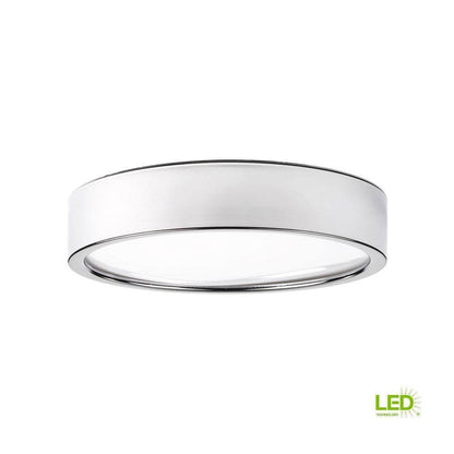 Progress Lighting 13 in. Polished Chrome Integrated LED Flush Mount