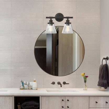 Globe Electric Parker 2-Light Oil Rubbed Bronze Vanity Light