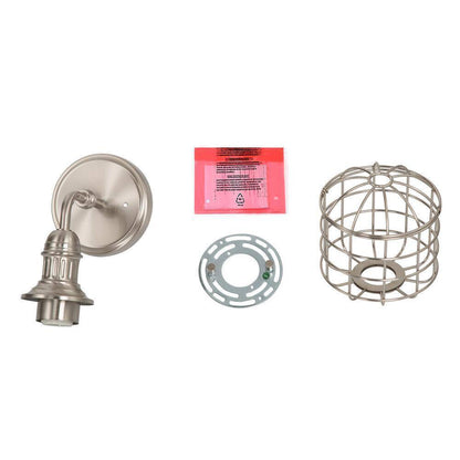 LNC Nickel Bathroom Vanity Light Nautical Wall Sconce
