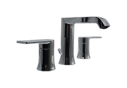 MOEN Genta 8 in. Widespread 2-Handle Bathroom Faucet in Chrome 84763