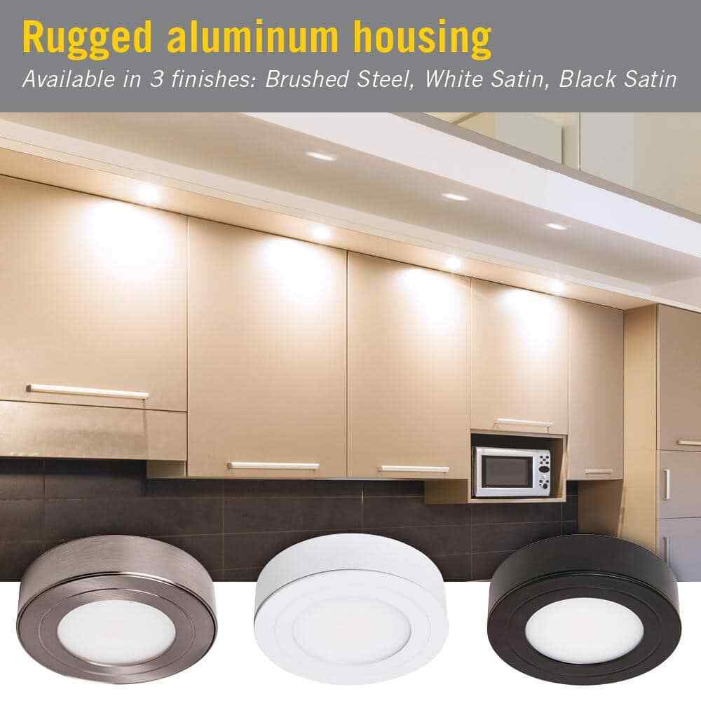 Armacost Lighting PureVue Dimmable Soft-Bright White 3000K LED Puck Light