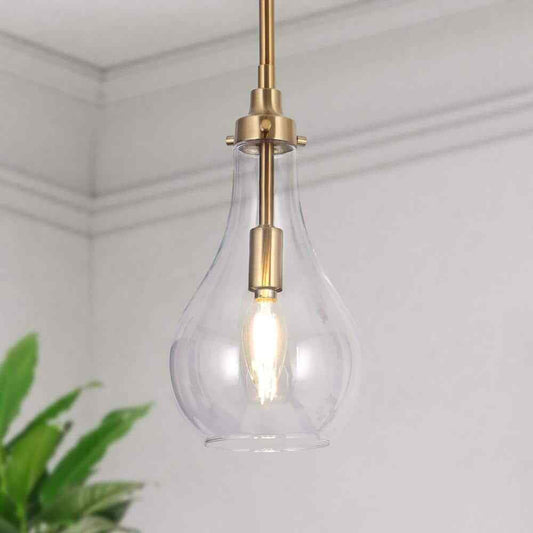 Uolfin Modern Kitchen Island Teardrop Hanging Pendant Light