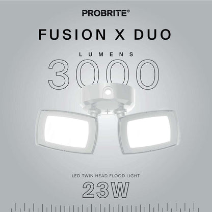 PROBRITE 150W Equivalent White Integrated LED Flood Light