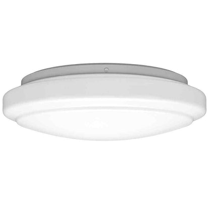 Commercial Electric 12 in White Round Closet Light LED Flush Mount Ceiling Light