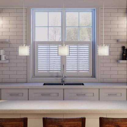 Progress Lighting Invite Collection 1-Light Brushed Nickel Mini Pendant