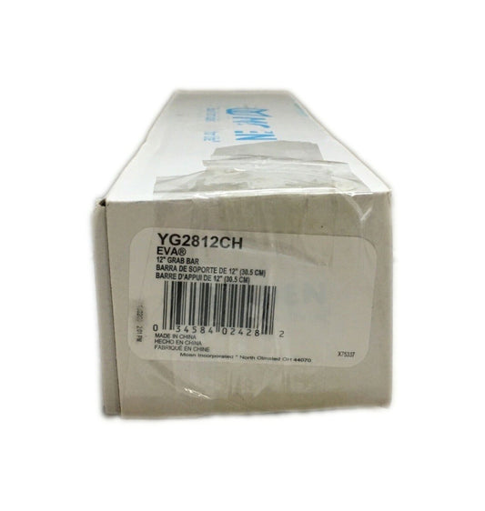 MOEN Eva 12 in. Grab Bar in Chrome YG2812CH