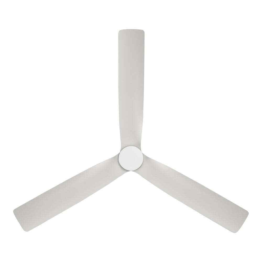 Hampton Bay Marlston 52 in. Indoor/Outdoor Brushed Nickel  Ceiling Fan w Remote