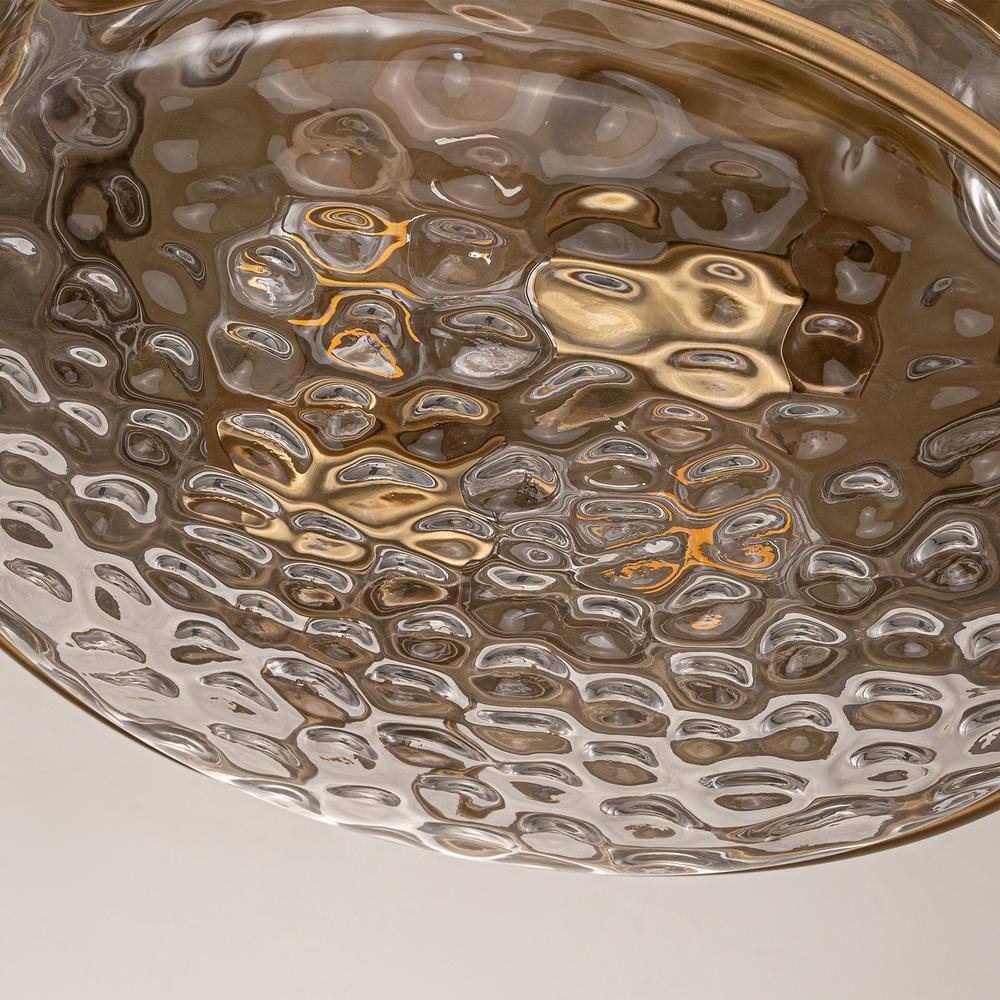 EDISLIVE Calliope 12.79 in. 2-Light Bronze Flush Mount Ceiling Lights