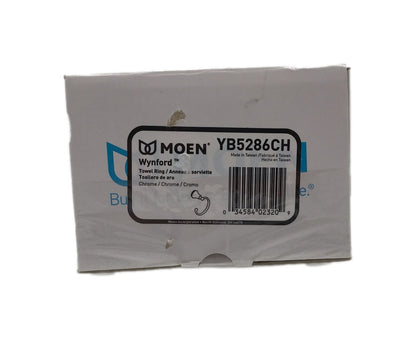 MOEN Wynford Towel Ring in Chrome YB5286CH