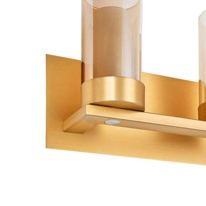 Home Decorators Samantha 26.6 in. 4-Light Brass LED Bathroom Vanity Light