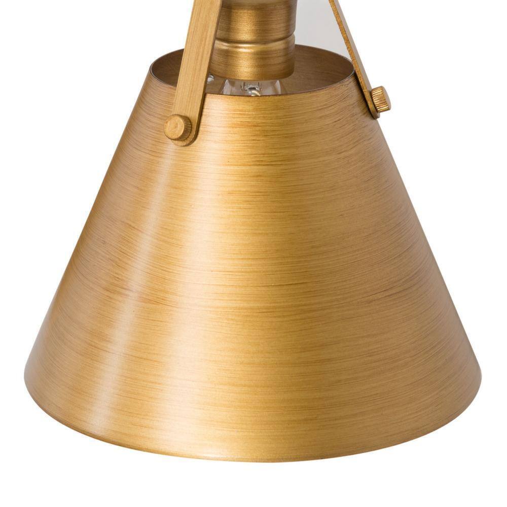 LNC Vintage Gold Bathroom Vanity Light Mid-Century 3-Light Bell Wall Sconce