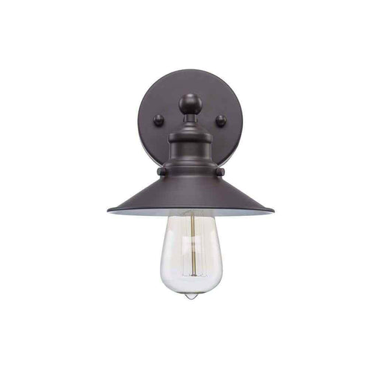 Hampton Bay Glenhurst Bronze Industrial Farmhouse Indoor Wall Sconce