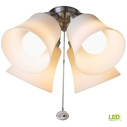Hampton Bay Williamson LED Universal Ceiling Fan Light Kit 64401