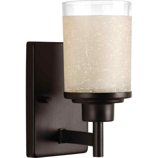 Progress Lighting Alexa Collection 1-Light Antique Bronze Bath Sconce
