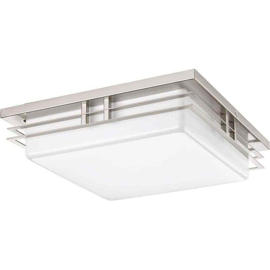 Progress Lighting Helm Collection 14 in.Modern LED Flush Mount Bedroom Light