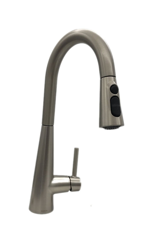 MOEN Sleek Pull-Down Sprayer Kitchen Faucet w/ Reflex in Spot Resist Stainless