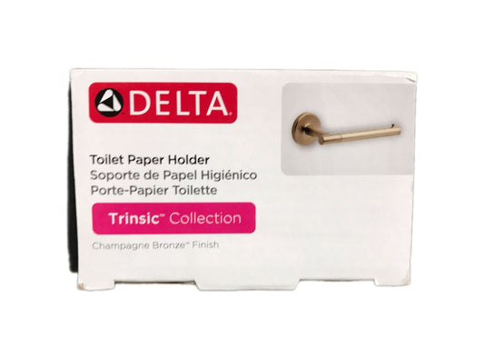 Delta Trinsic Single Post Toilet Paper Holder in Champagne Bronze