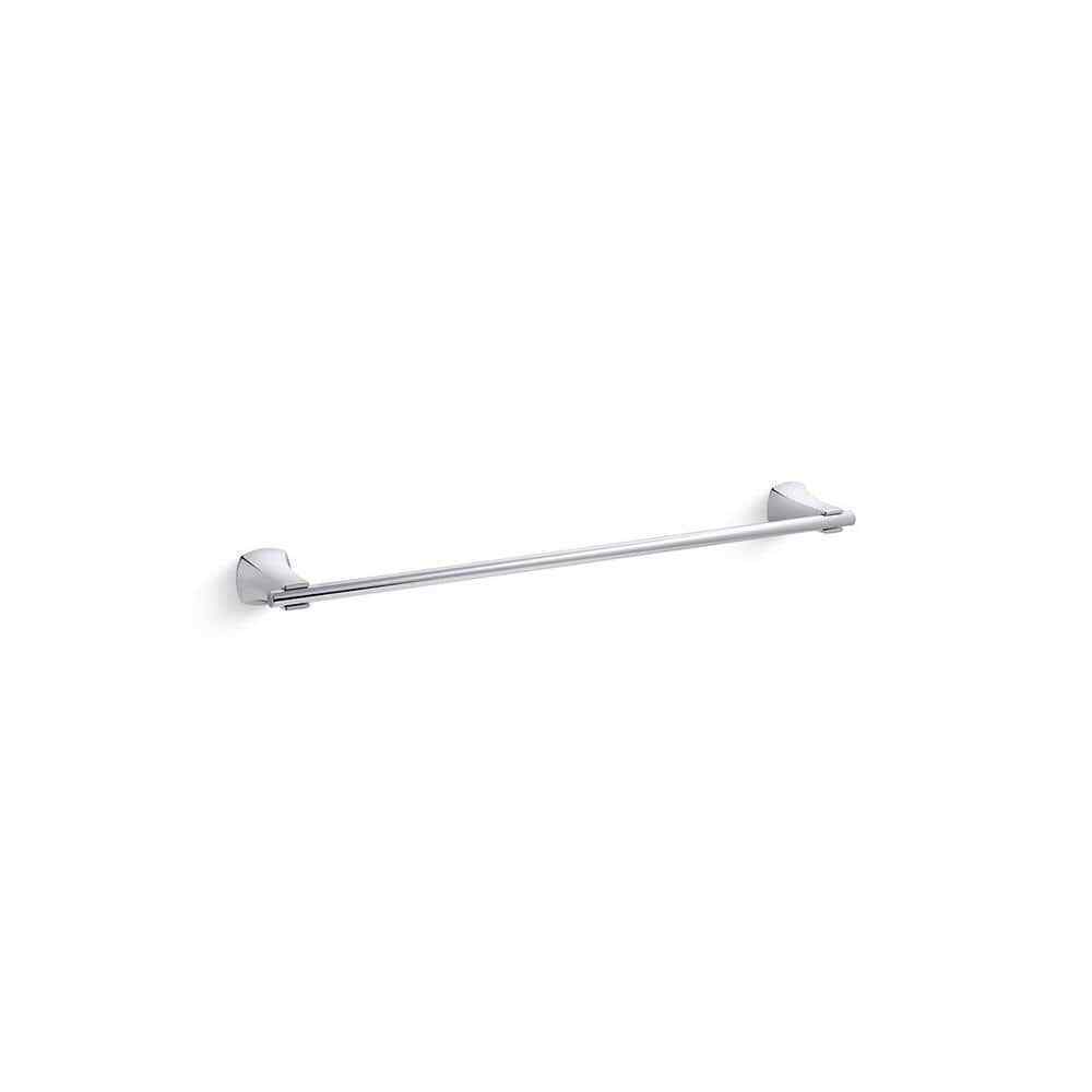 KOHLER Rubicon 24 in. Towel Bar in Polished Chrome K-R26112-CP