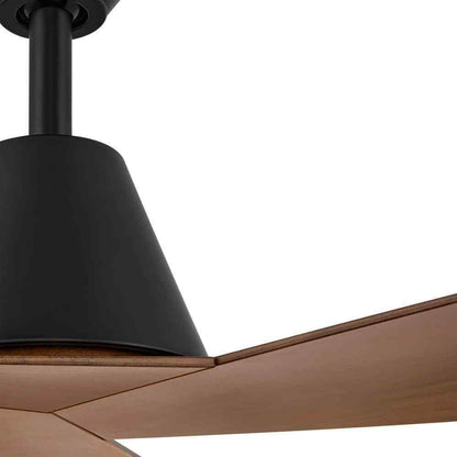 Home Decorators Easton 52 in. Indoor/Outdoor Matte Black Ceiling Fan w/ Remote