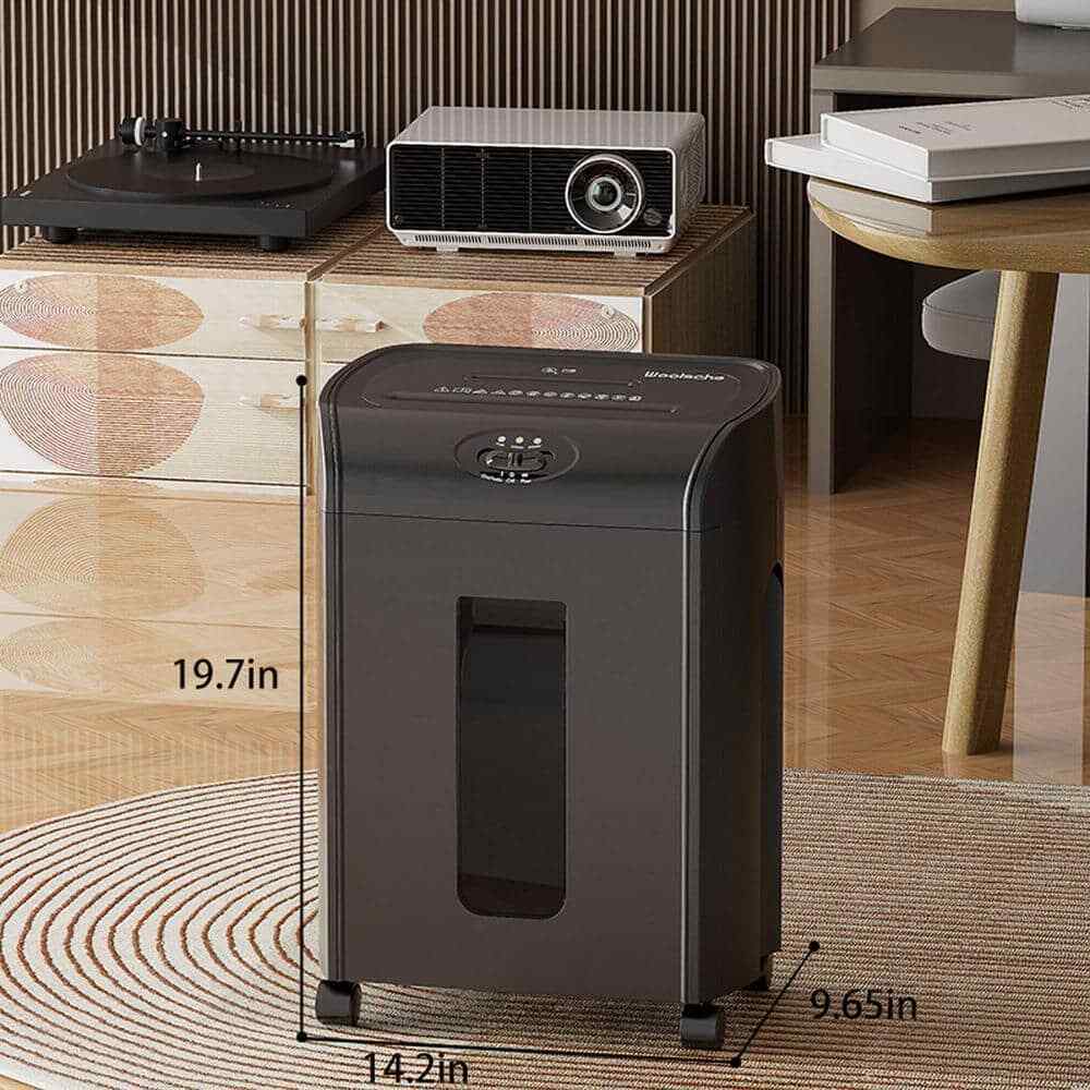 Sunpez Office Micro Paper Shredder Paper Shredder Low Noise for Office Home