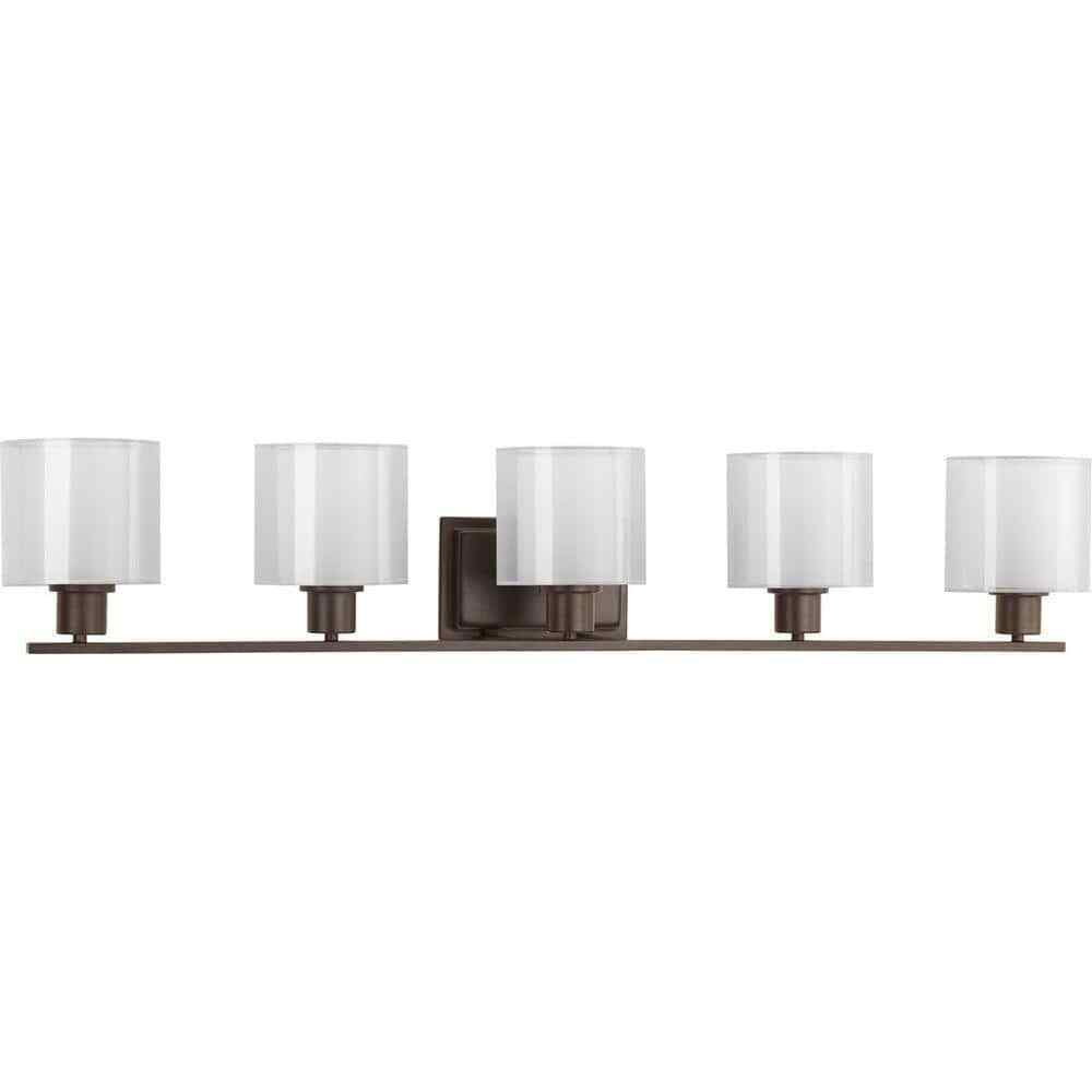 Progress Lighting Invite Bronze New Traditional Bath Vanity Light