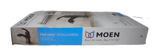 MOEN Hensley Single Hole Single-Handle Bathroom Faucet in Mediterranean Bronze