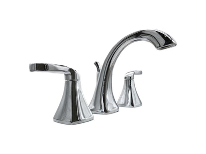 MOEN Voss 8 in. Widespread 2-Handle High-Arc Bathroom Faucet Trim Kit Chrome