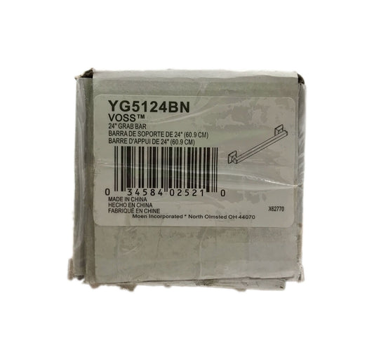 MOEN Voss 24 in. Grab Bar in Brushed Nickel YG5124BN