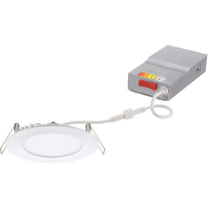 Juno Contractor Select WF4 4 in. CCT Canless LED White Recessed Light  6-Pack