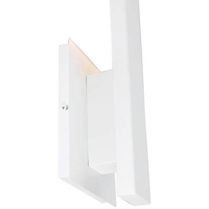Access Lighting Haus 5 in. White LED Sconce with Acrylic Lens