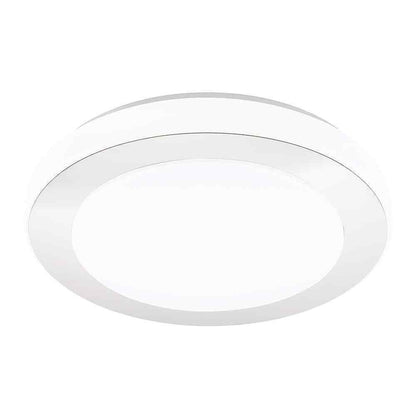 Eglo Carpi LED Semi-Flush Mount Light with White Plastic Diffuser