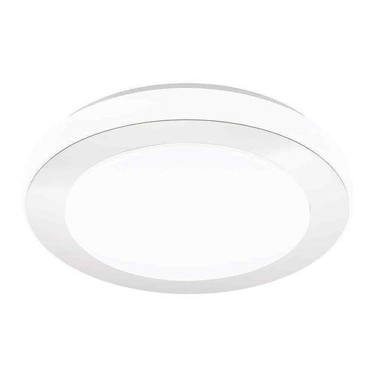 Eglo Carpi LED Semi-Flush Mount Light with White Plastic Diffuser